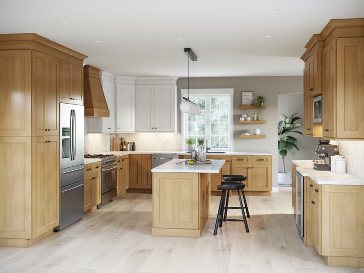 Fabuwood Galaxy Timber kitchen cabinet door